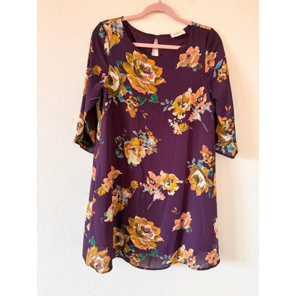 Everly 3/4 Sleeve Floral Dress Size XS
